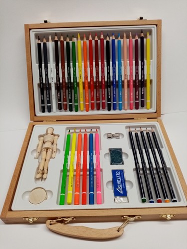 Valigetta legno set - in,