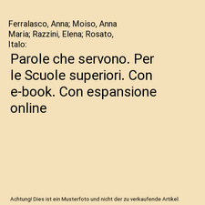 Parole che servono. Per le