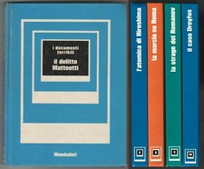 Lotto 5 voll. I documenti terribili Mondadori