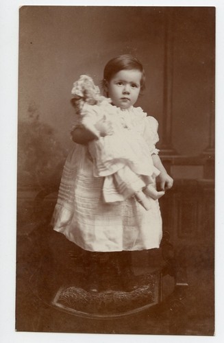 Cartolina fotografica bambino