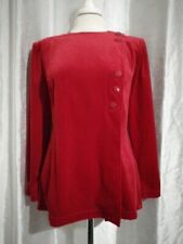 Camicia Vintage In Velluto Liscio Taglia 44 Made In Italy 