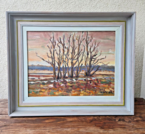 Dipinto olio paesaggio