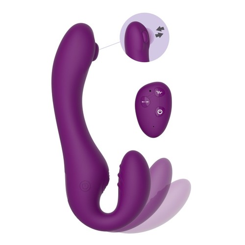 Vibratore silicone strap on - strap,