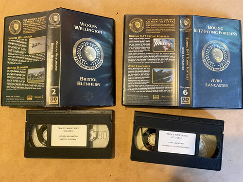 Famous warplanes vhs videos - warplanes,