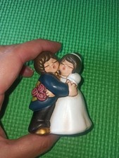 Thun Piccola Coppia Sposi Sposini Matrimonio Marito Moglie Lui Blu Lei Amore 