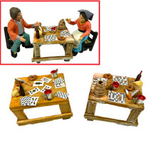 1Pz Tavola Giocatori di Carte