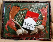 Quadro acrilico assemblaggio