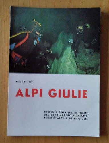 Alpi giulie 1971 cai - giulie,