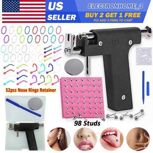 208pcs piercing gun tool - 24-208pcs,