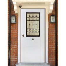 Porta Vetrata Bianca Portone