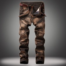 Jeans uomo moda casual vintage