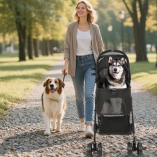 Passeggino per cani 3 in 1