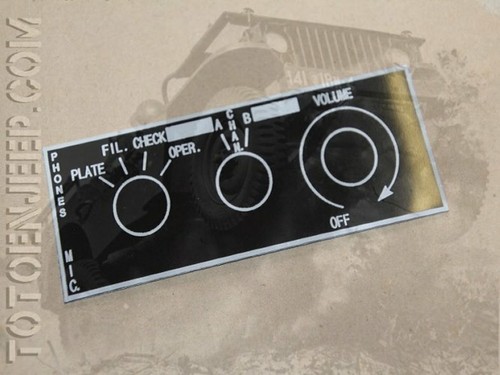 Label plaque plaquette - label, switch