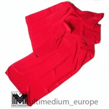 Foulard sciarpa rosso crêpe
