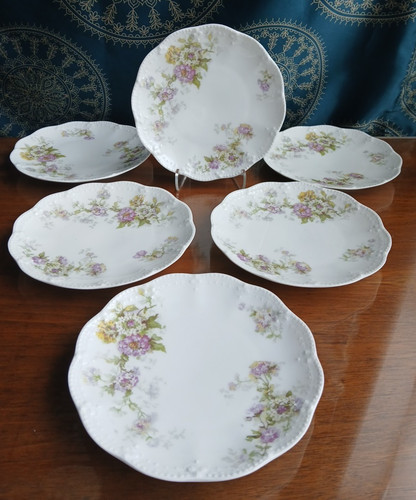 Antico set piatti francese - 6,