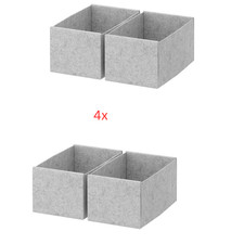 4x IKEA KOMPLEMENT grigio