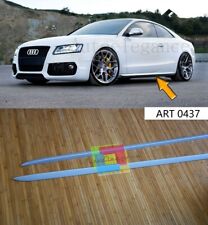 AUDI A5 08-12 Coupe Cabrio MINIGONNE LATERALI SOTTOPORTA OTTICA S5 S-LINE
