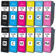 12x CARTUCCE INCHIOSTRO 378