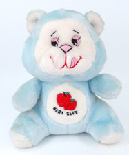 Peluche Clone Care Bears Blu Baby Safe Mele Vintage Anni 80 Orso