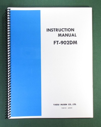 Yaesu 902dm manuale di - ft-902dm,