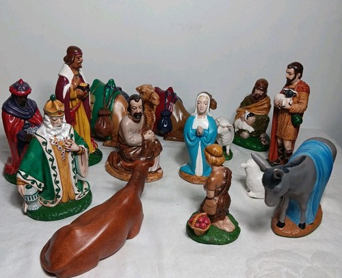 Set natività vintage grande - ,