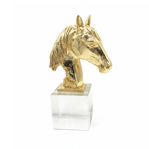 Testa cavallo con base - di,