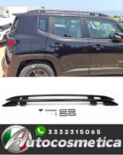 BARRE LONGITUDINALI RENEGADE TETTO PER JEEP MANCORRENTI NERO PORTAPACCHI 2014-25