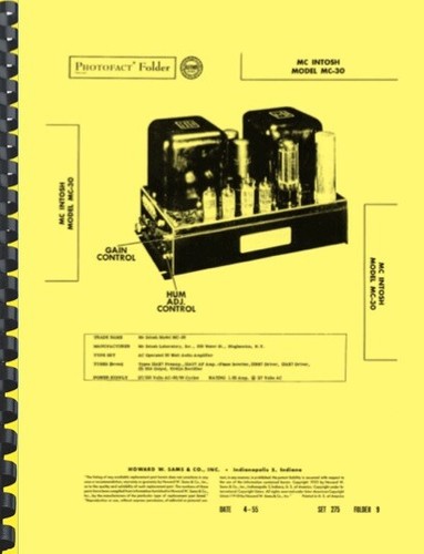 Amplificatore mcintosh mc30 - mcintosh,