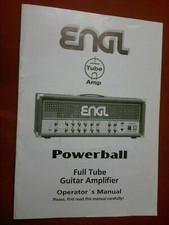Amplificatore chitarra ENGL Powerball manuale dell'acquirente