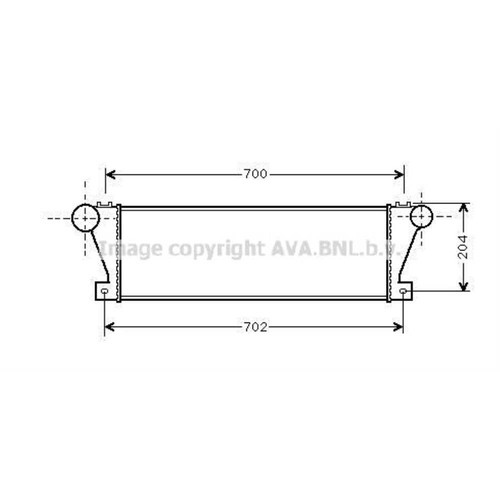 Intercooler alluminio per