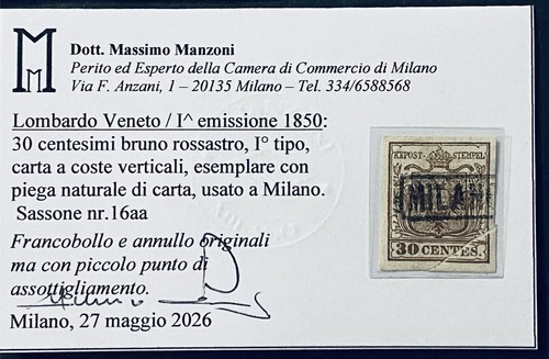 Lombardo veneto cent - veneto, 30