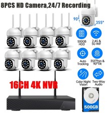 8CH 4K PTZ Outdoor Security