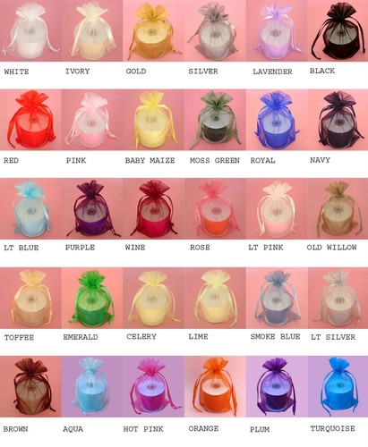 Sacchetto organza 8x12 - ",