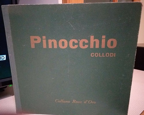 Pinocchio collodi rosa oro - pinocchio,
