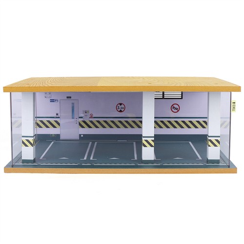 Scale car garage - garage, model