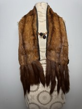 Sciarpa stola vera pelliccia