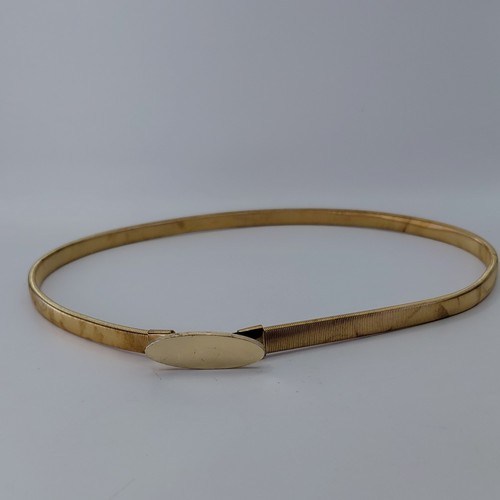 Cintura vintage magra tono - , oro