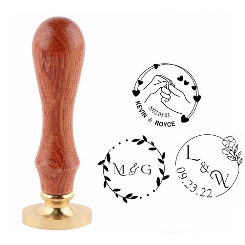 Custom wax seal stamp - custom, with