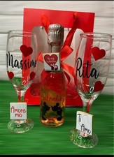Set Regalo Calici E Bottiglia