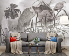 Arte 3D foglia di loto Q7594