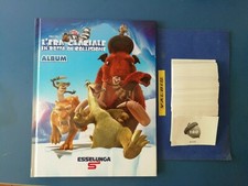 ALBUM VUOTO PIÙ SET COMPLETO DI 180 FIGURINE L'ERA GLACIALE ESSELUNGA