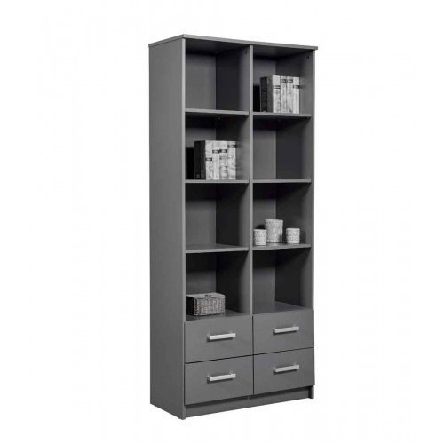 Mobile libreria grigia - grigia, con