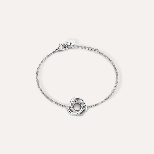 Bracciale stroili acciaio nodo - bracciale,