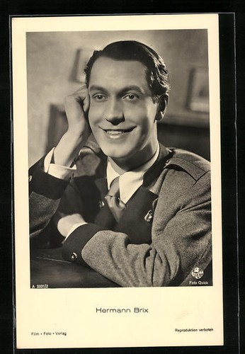 Cartolina attore hermann - cartolina,