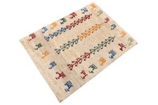 Tappeto persiano Gabbeh beige