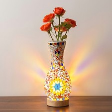 Lampada vaso mosaico, USB