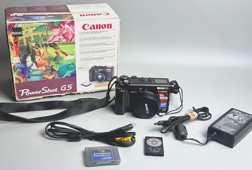 Canon powershot 5mp digital - g5,