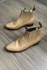 Stivaletti corti La Barca Corte Vacuno in pelle marrone da uomo taglia 13/13,5 Mex 32