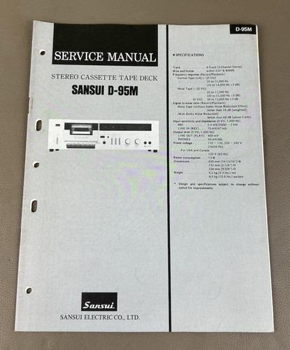 Sansui 95m cassette - d-95m, deck