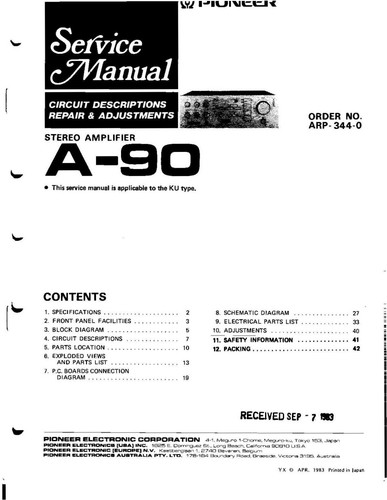 Manuale servizio per - servizio,